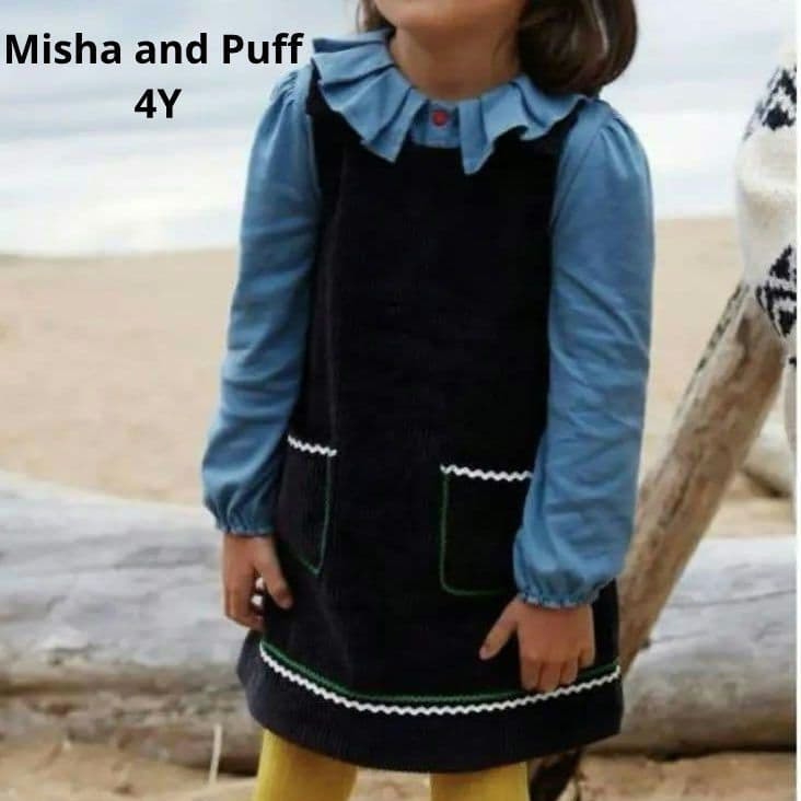 美品　Misha and Puff 4y　ワンピース　ポケット