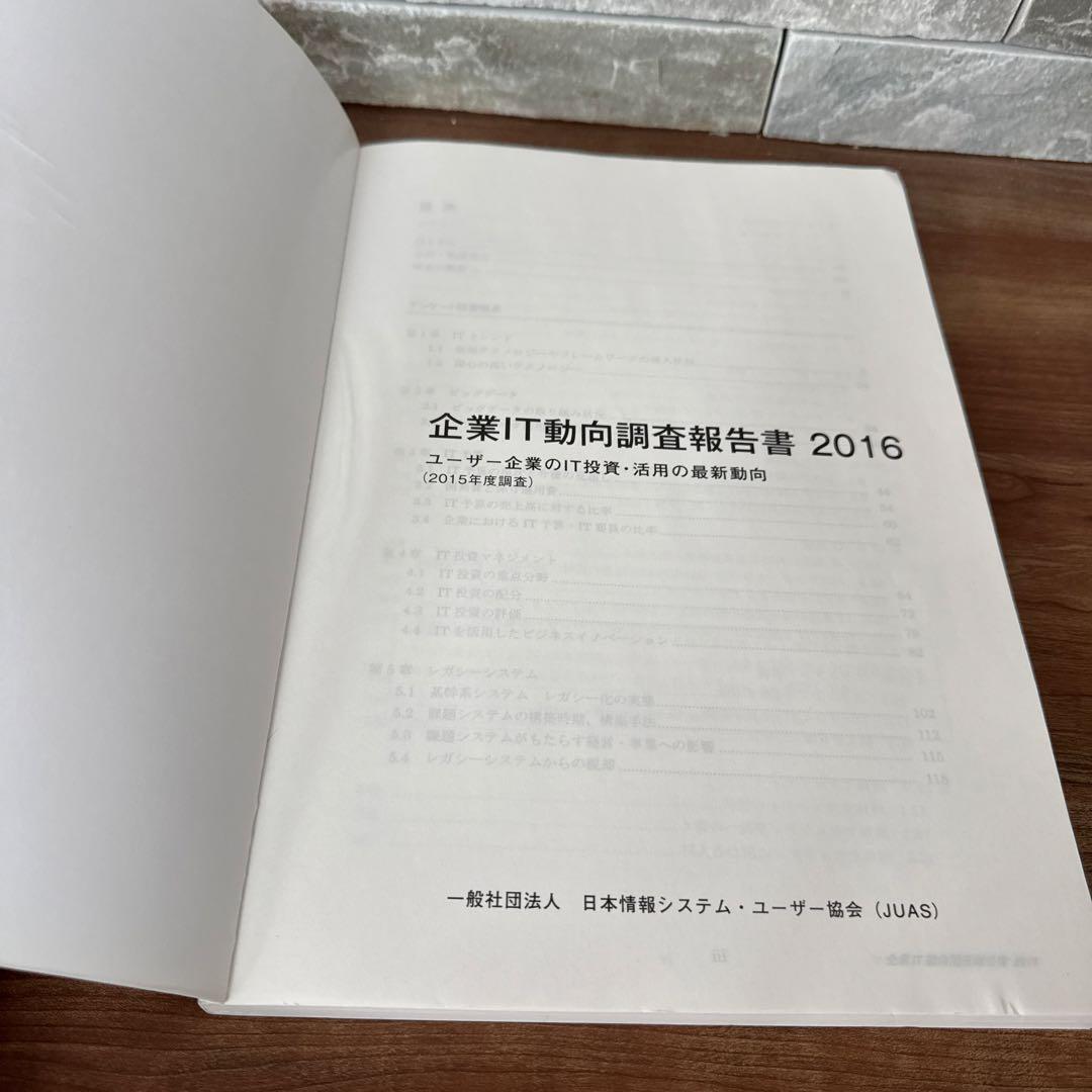 企業IT動向調査報告書 2016