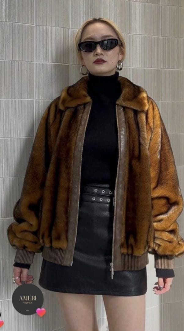 ジャケット・アウター DESSERT CUP FUR BLOUSON miu