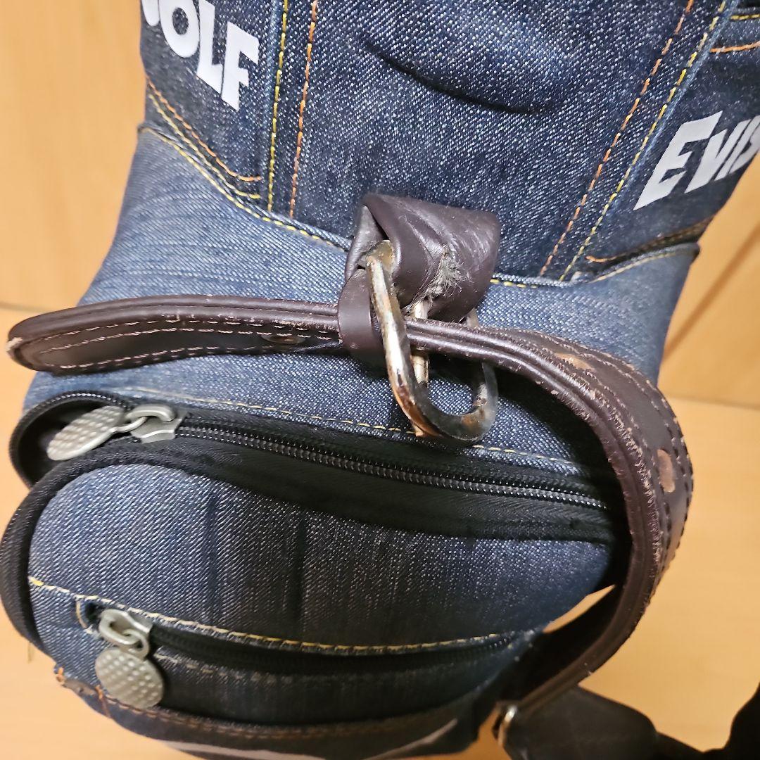 EVISU ゴルフバッグ デニムキャディバッグ