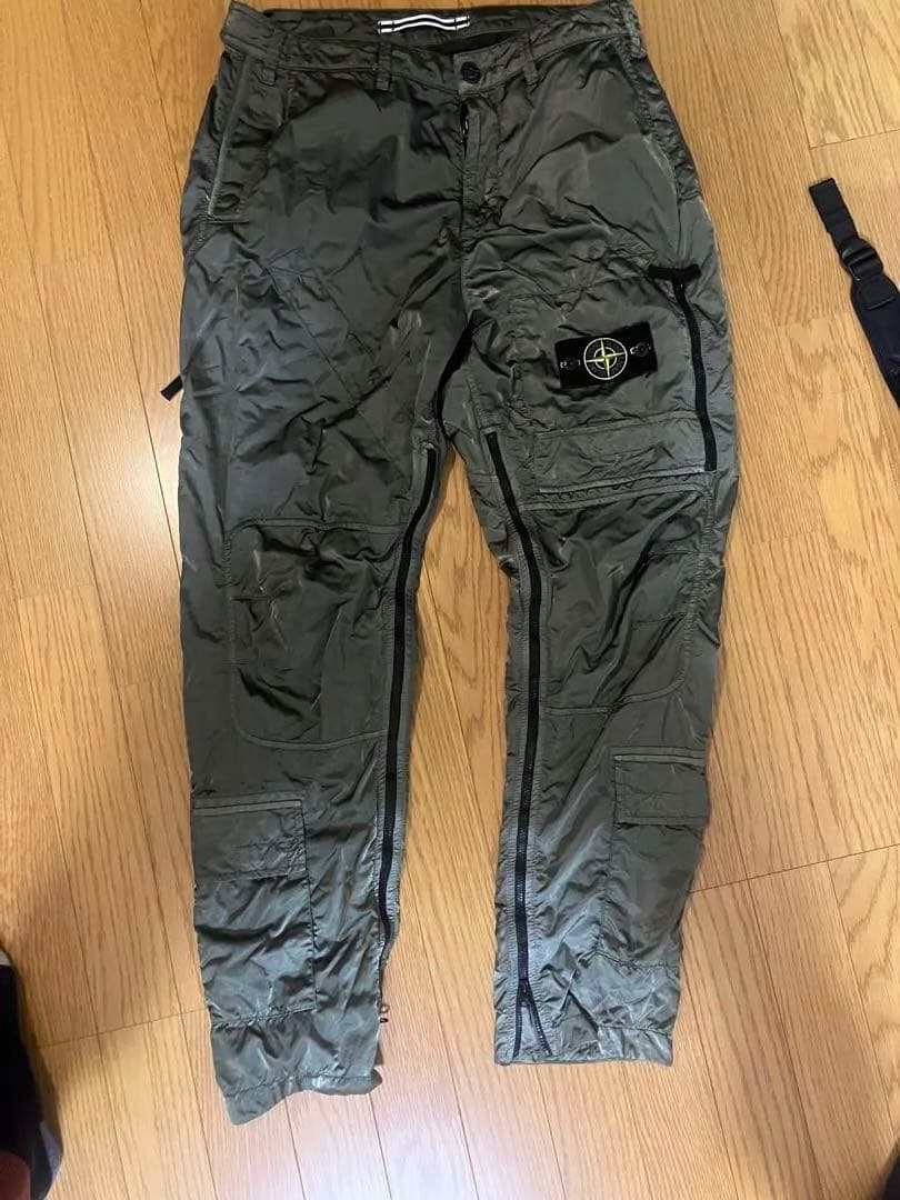 パンツ STONE  Zip Nylon Cargo Long Pants