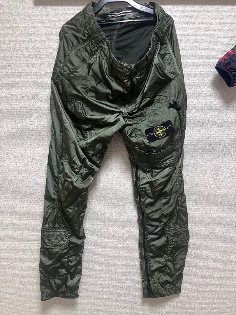 パンツ STONE  Zip Nylon Cargo Long Pants