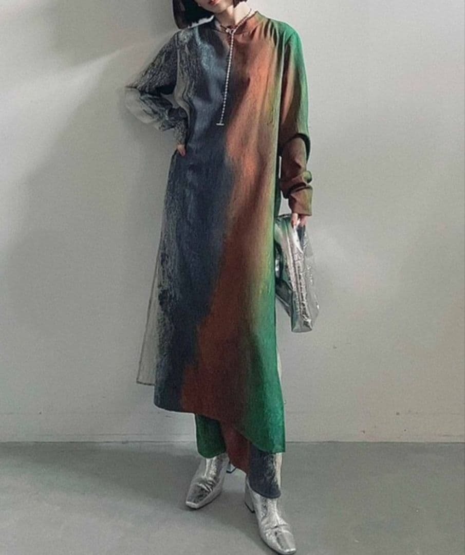 AMERI BUTTER TOAST ART DRESS　vintage