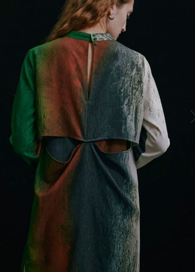 AMERI BUTTER TOAST ART DRESS　vintage