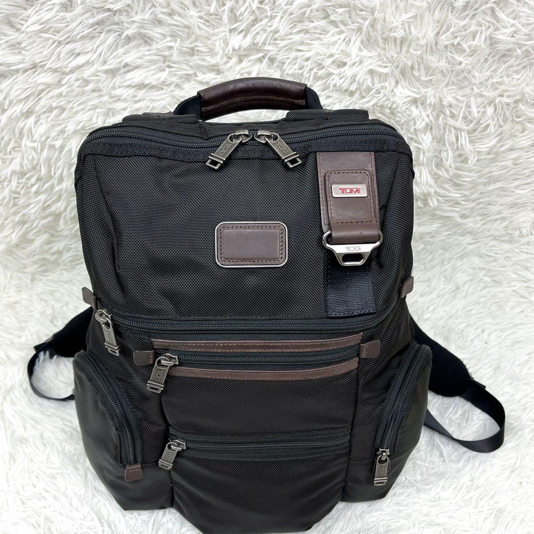 極美品 TUMI ALPHA BRAVO KNOX リュック 大容量 レザー