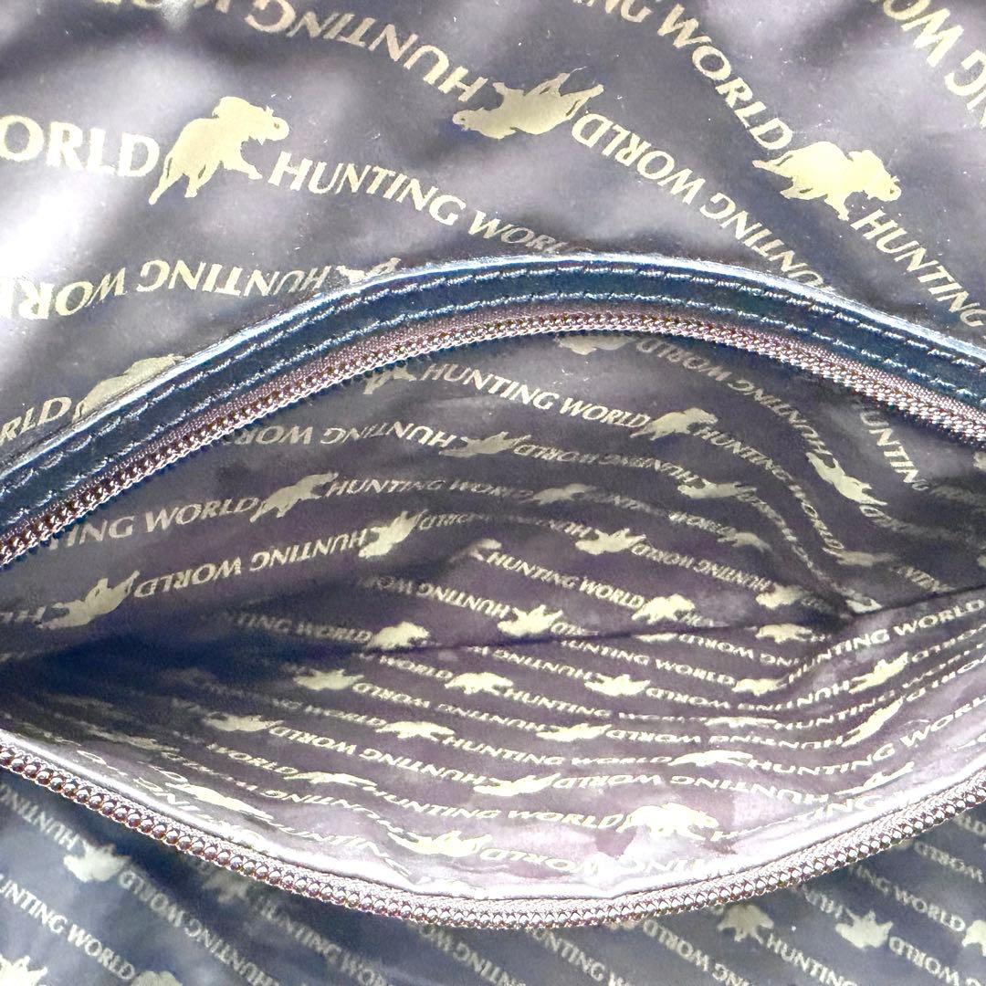 極美品✨ ハンティングワールド×ベンツ コラボ ボストンバッグ 2way 黒