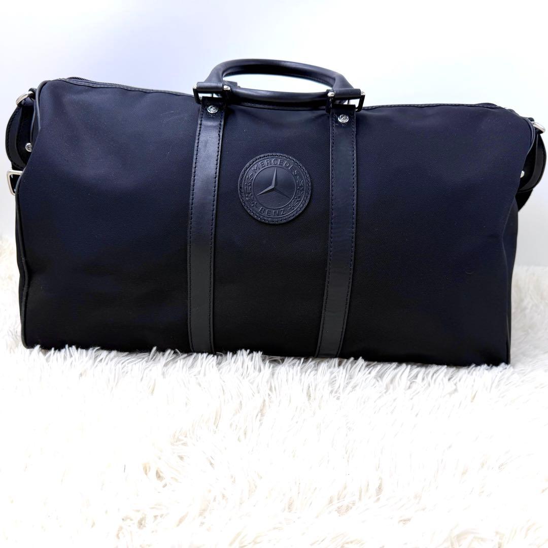 極美品✨ ハンティングワールド×ベンツ コラボ ボストンバッグ 2way 黒