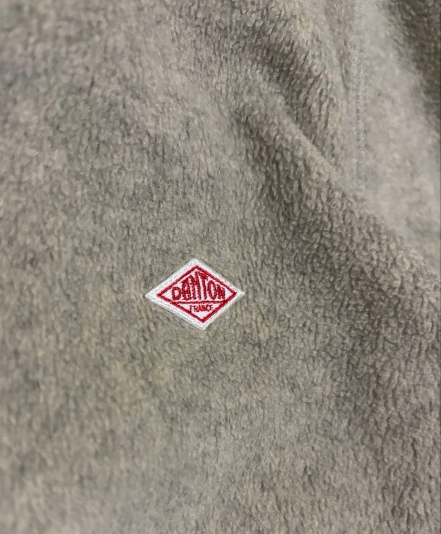 DANTON/ダントン　フリースジャケット　ノーカラーカーディガン