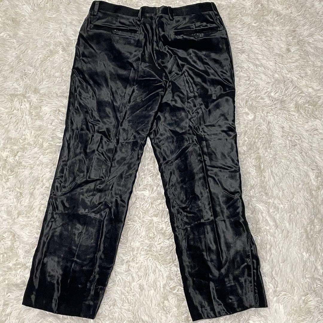 未使用級/XL エトロ スーツ　セットアップ　ペイズリー ベロア　宝石ボタン