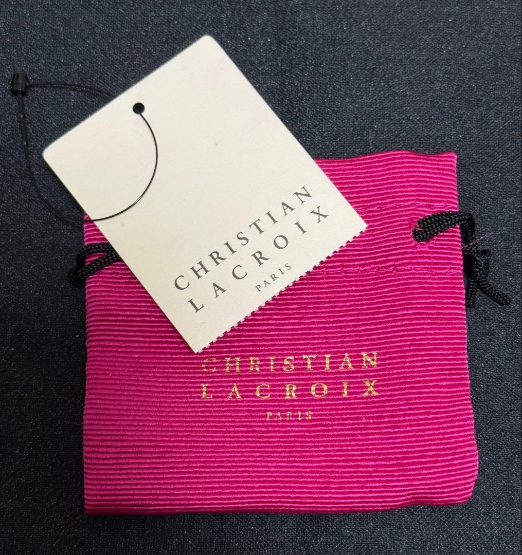 レア 豪華 大型ストーン ブローチ&ネックレストップ可♪ クリスチャン　ラクロワ