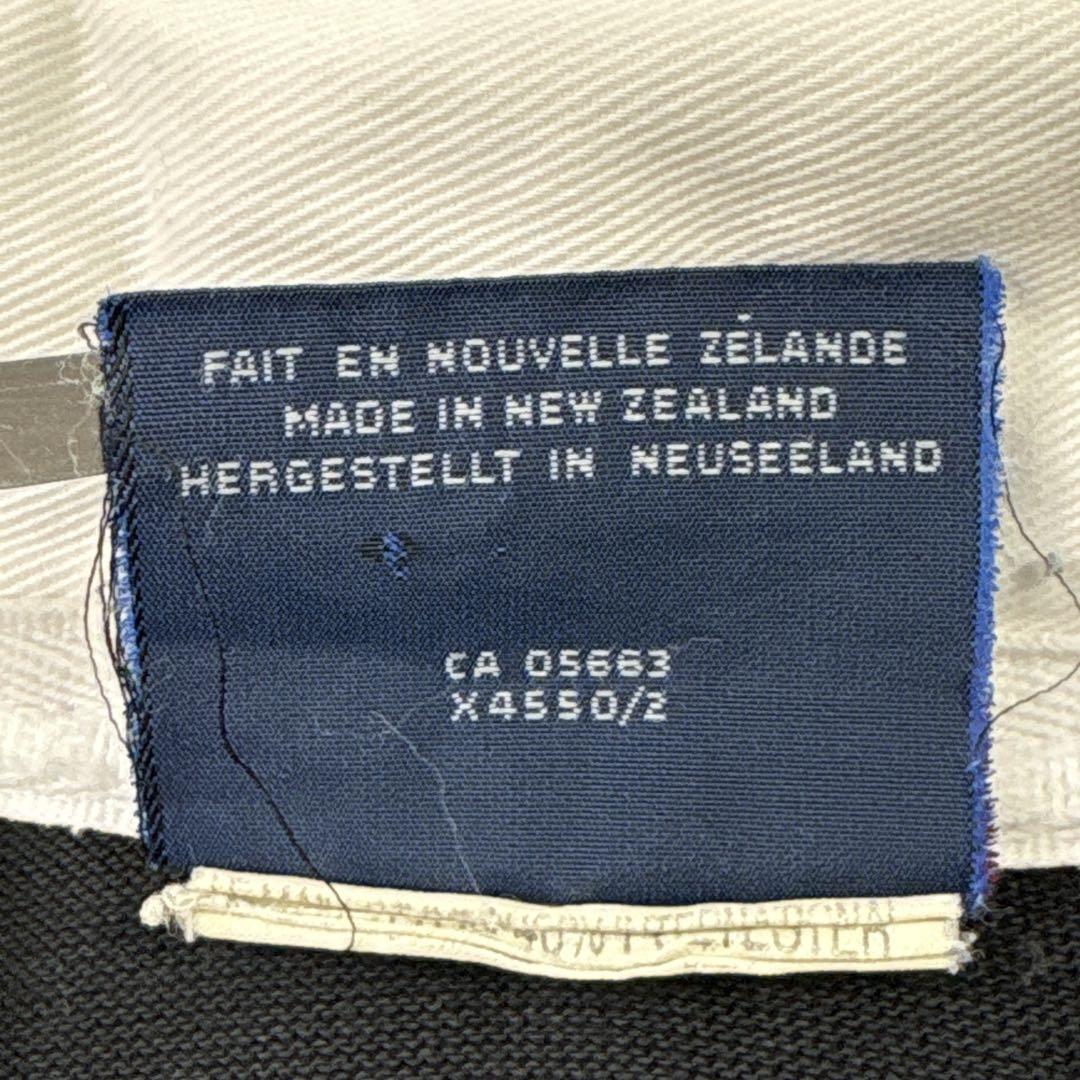 Canterbury ラガーシャツ ロゴ刺繍 黒