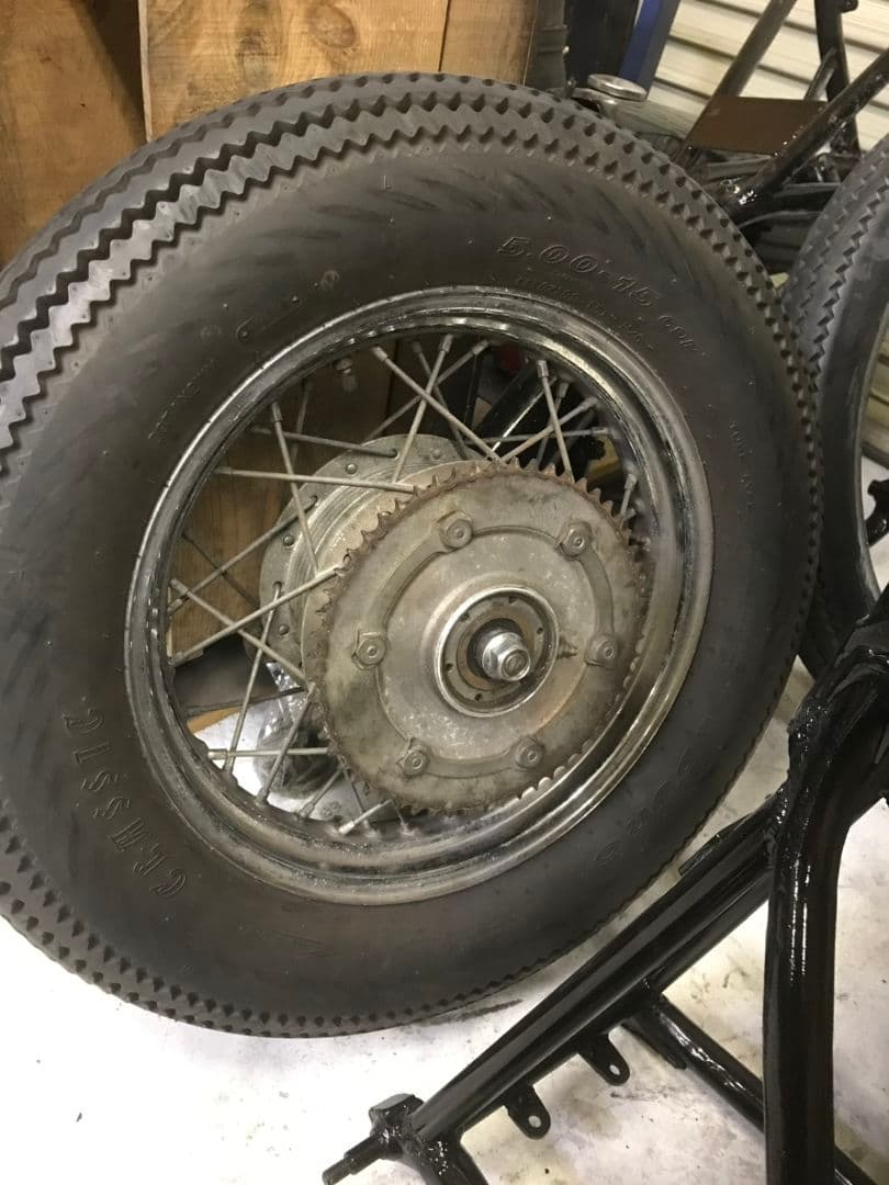 SR400 15インチ　ホイール