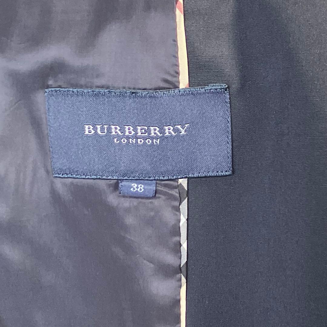 BURBERRY　LONDON 濃紺　スーツセット（ジャケットとスカート）　38