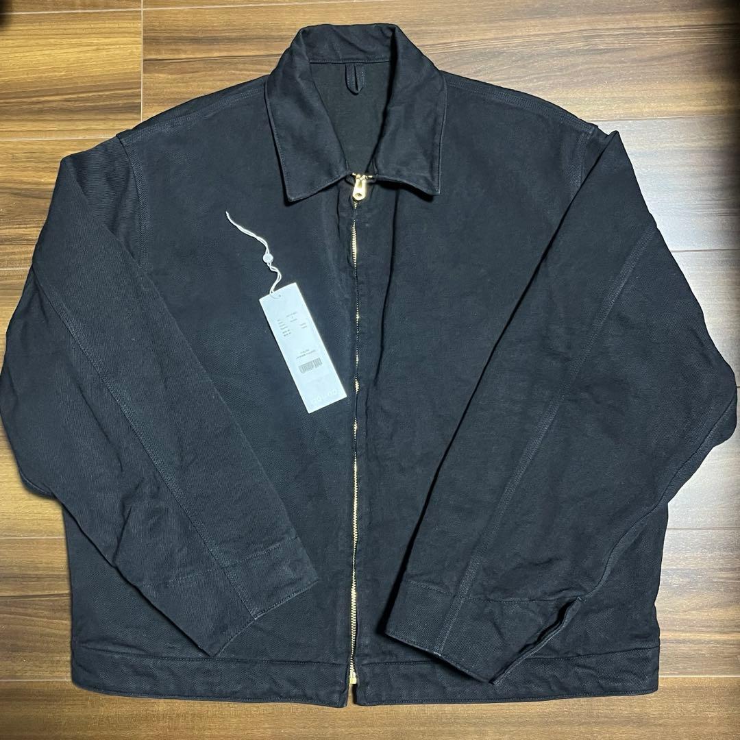 ジャケット・アウター BLACK DENIM ZIP SHORT JACKET comoli 3