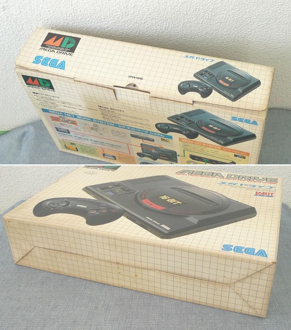 N878 ☆ セガ メガドライブ　本体 箱付き　HAA-2510  SEGA