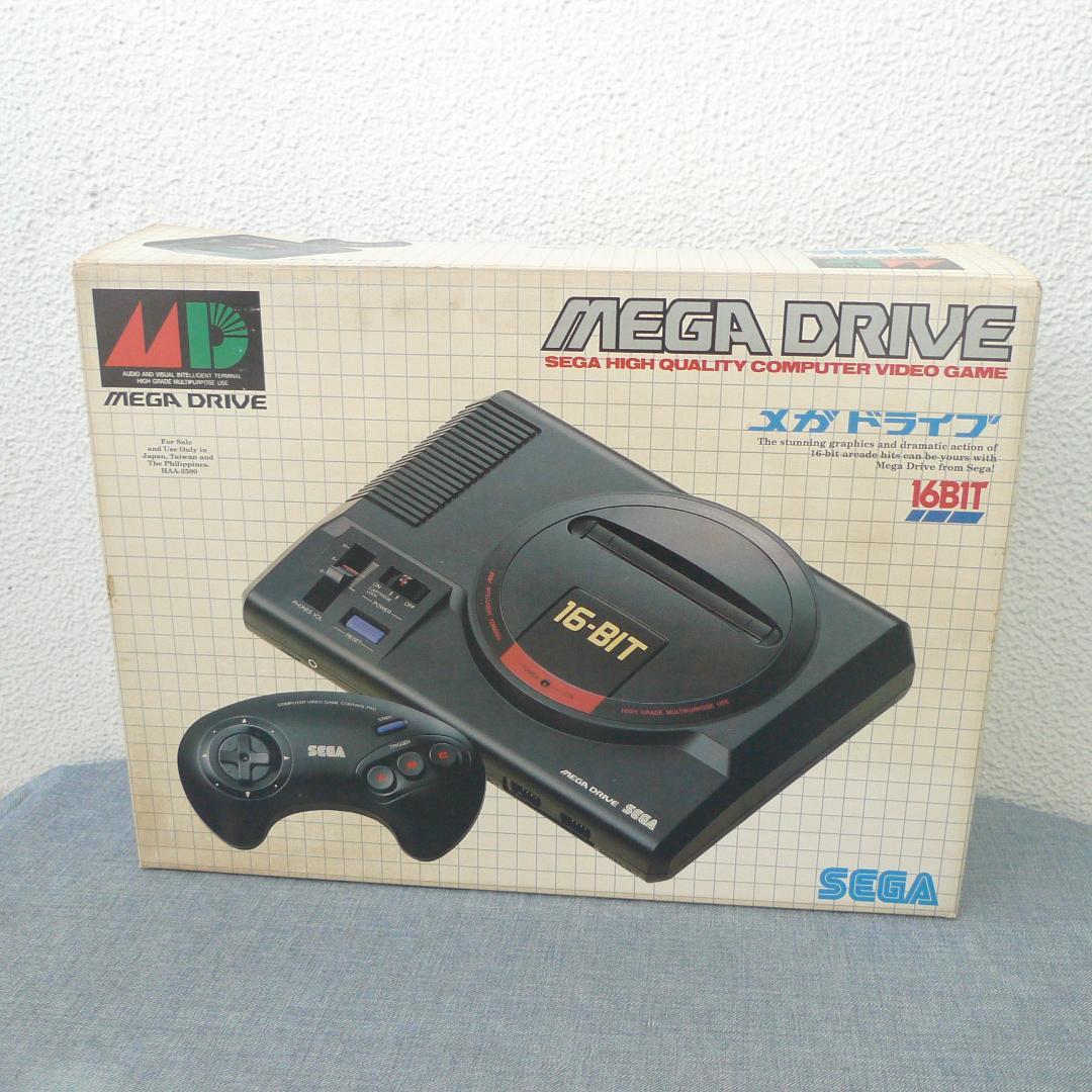 N878 ☆ セガ メガドライブ　本体 箱付き　HAA-2510  SEGA