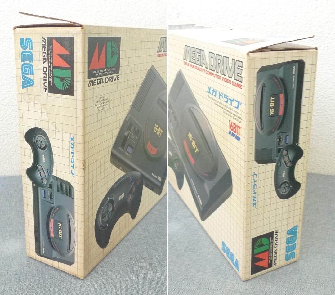 N878 ☆ セガ メガドライブ　本体 箱付き　HAA-2510  SEGA