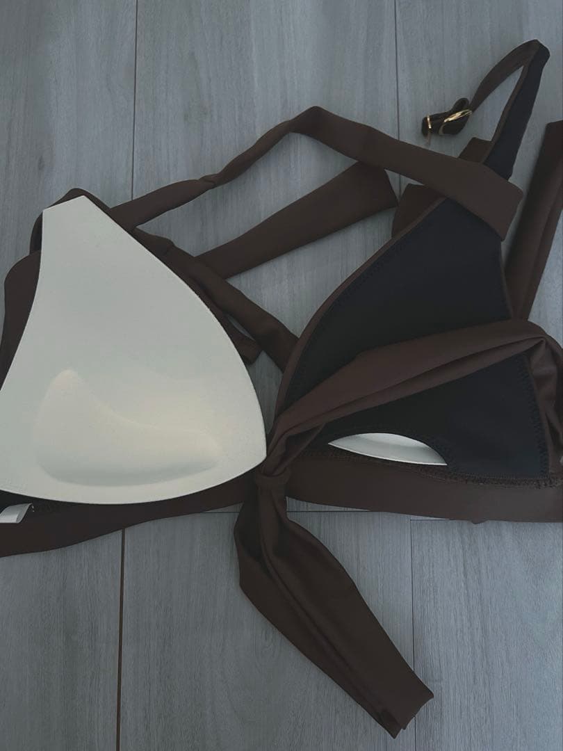 【値下げ】ナチュラルだけどしっかり盛れるナチュラルアップブラノンワイヤービキニ