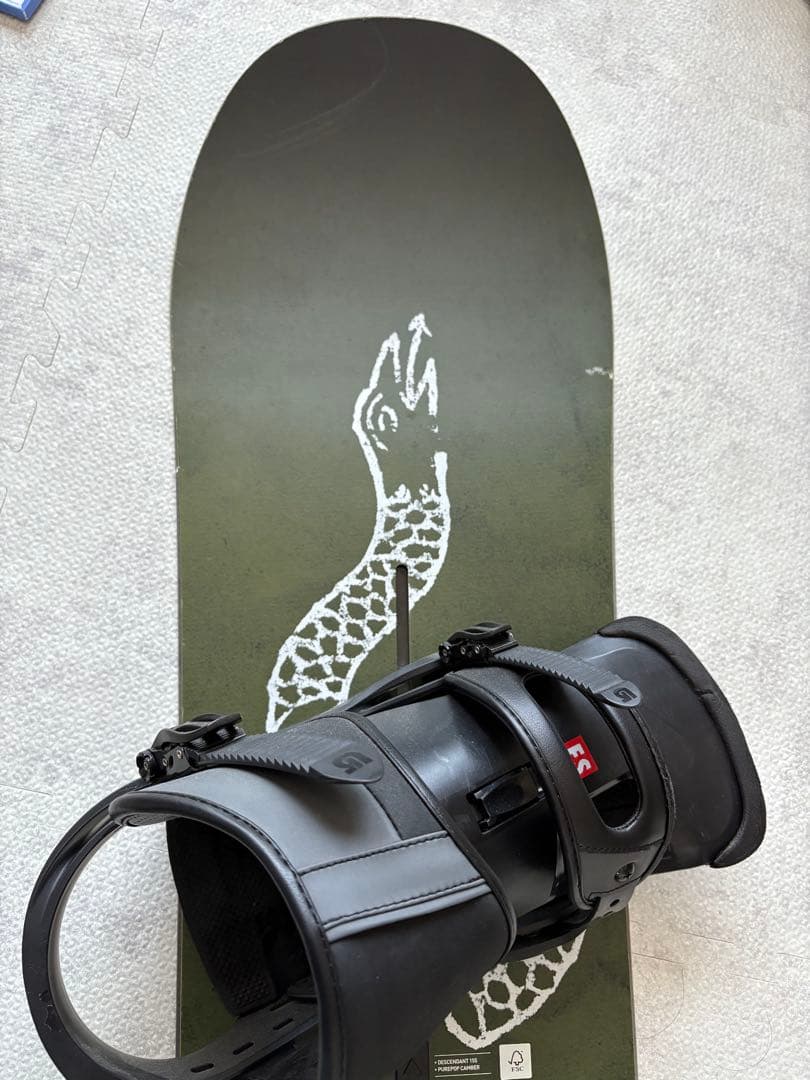 ポ*ム様 BURTON DESCENDANT ディセンダント 155 ビンディン