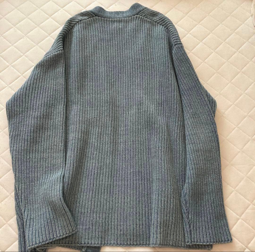 ロンハーマン コットン　カーディガン　ブルー　Ｍ