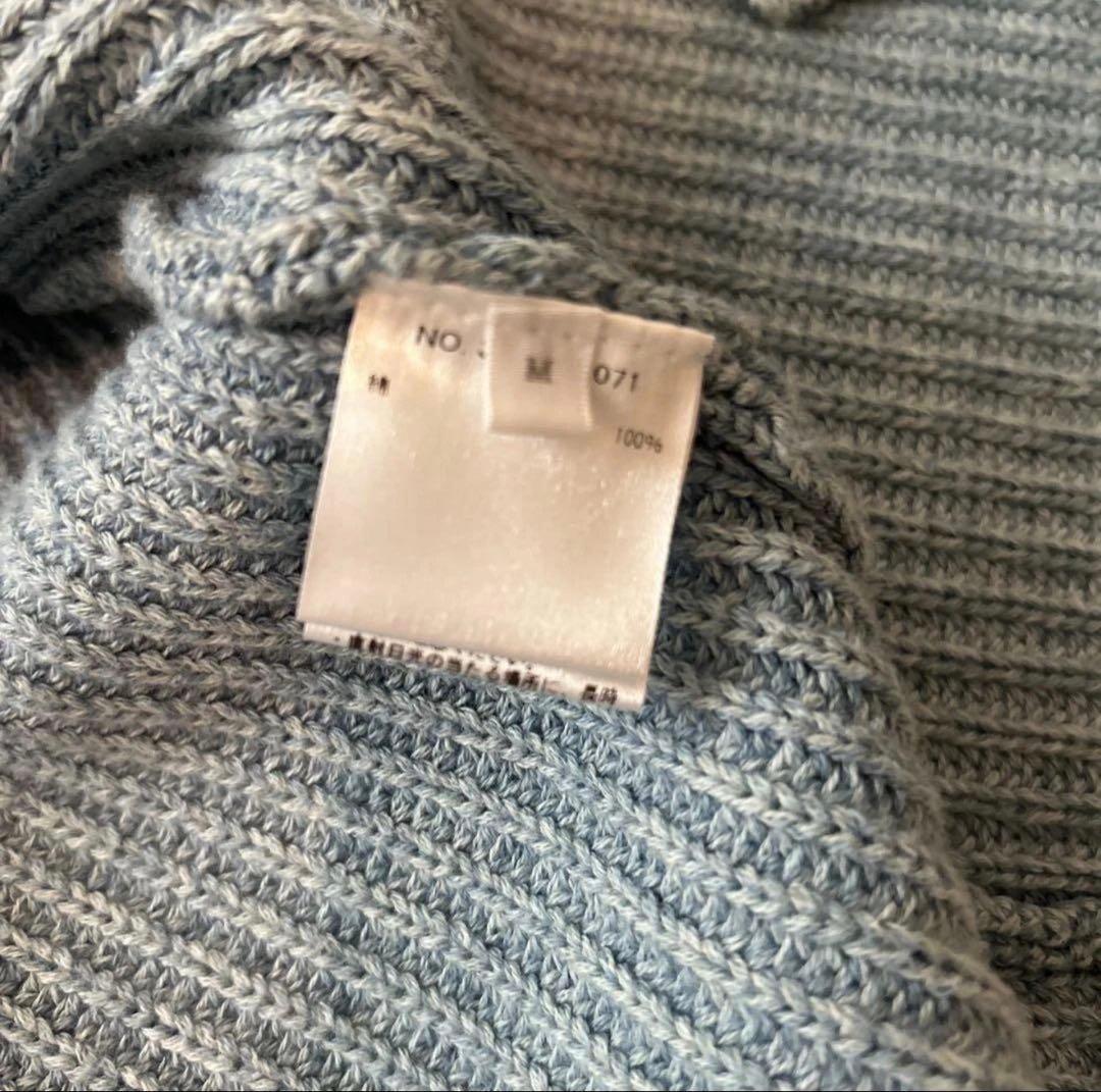 ロンハーマン コットン　カーディガン　ブルー　Ｍ