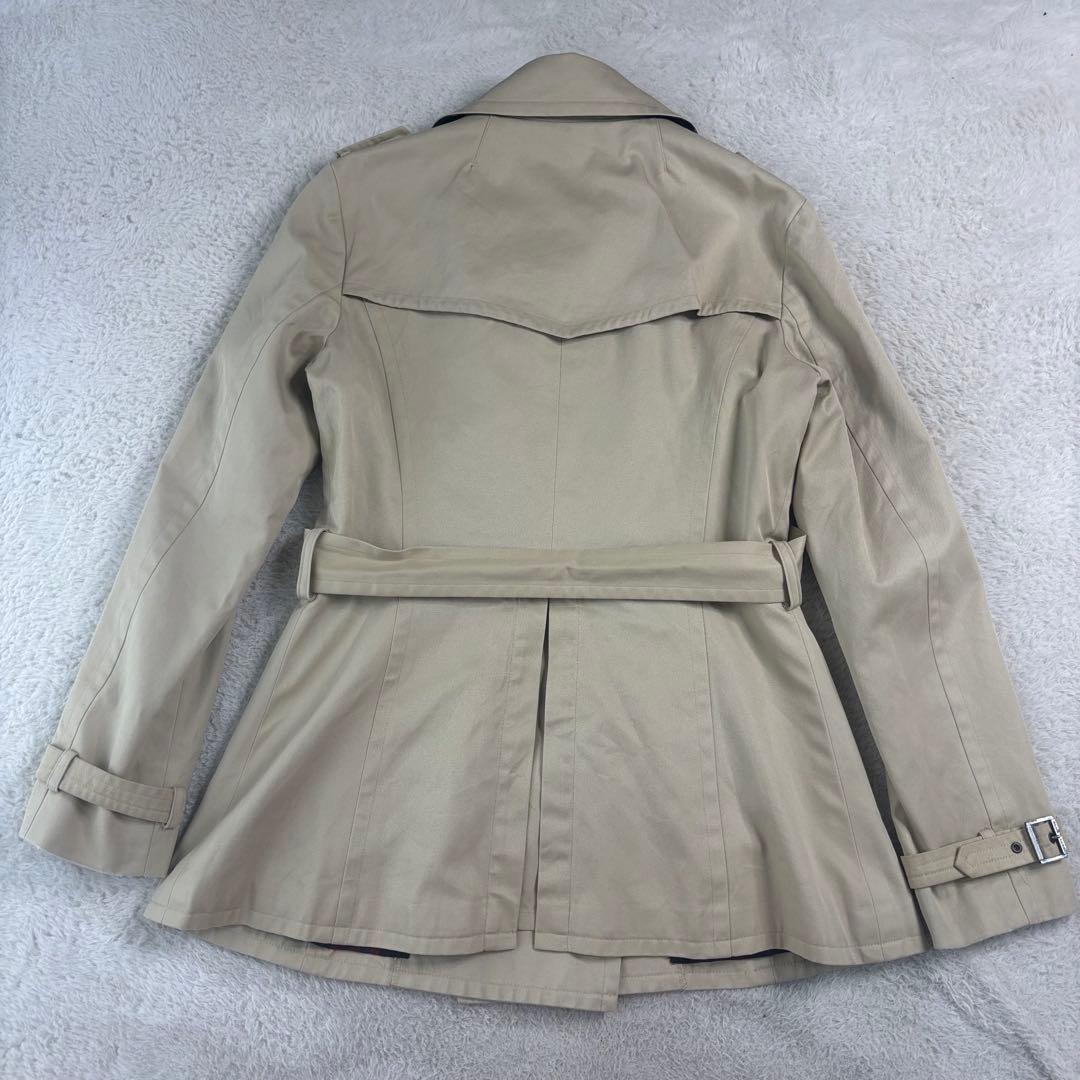 バーバリーブルーレーベル ベージュ ダブルブレスト トレンチコート