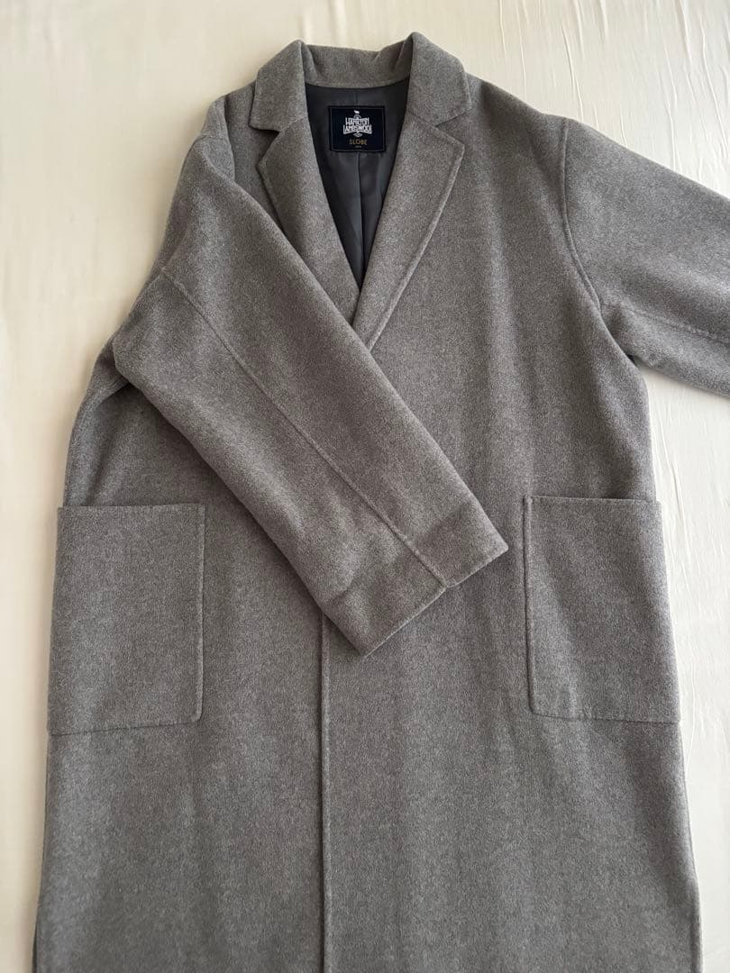 美品 スローブイエナ ☆ HAMILTONダブルフェイスロングチェスターコート