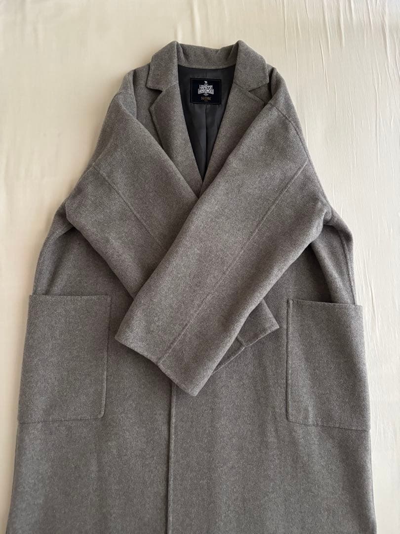 美品 スローブイエナ ☆ HAMILTONダブルフェイスロングチェスターコート