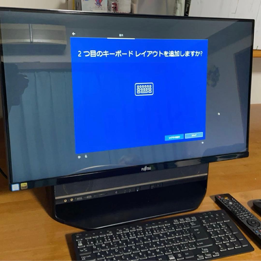FUJITSU FMVF90B2B 一体型デスクトップPC 2019年製