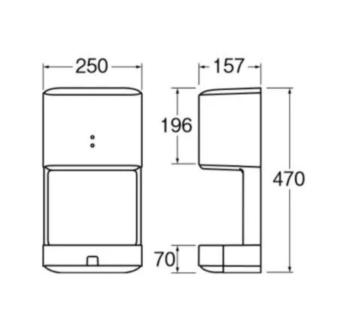 SAN-EI AQUA BLOW W740 三栄ハンドドライヤー アクアブロー