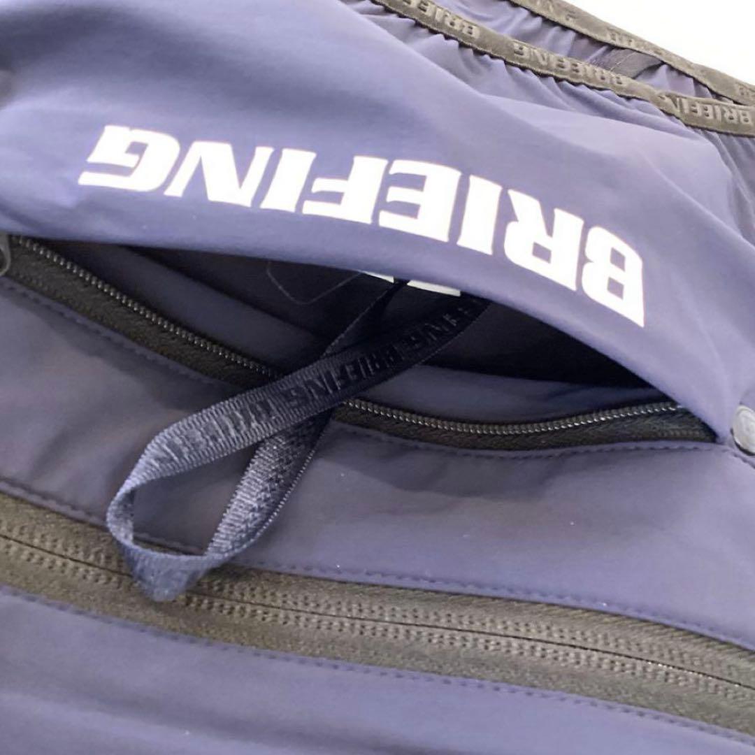 新品　BRIEFING POCKETABLE WIND VEST ネイビーM
