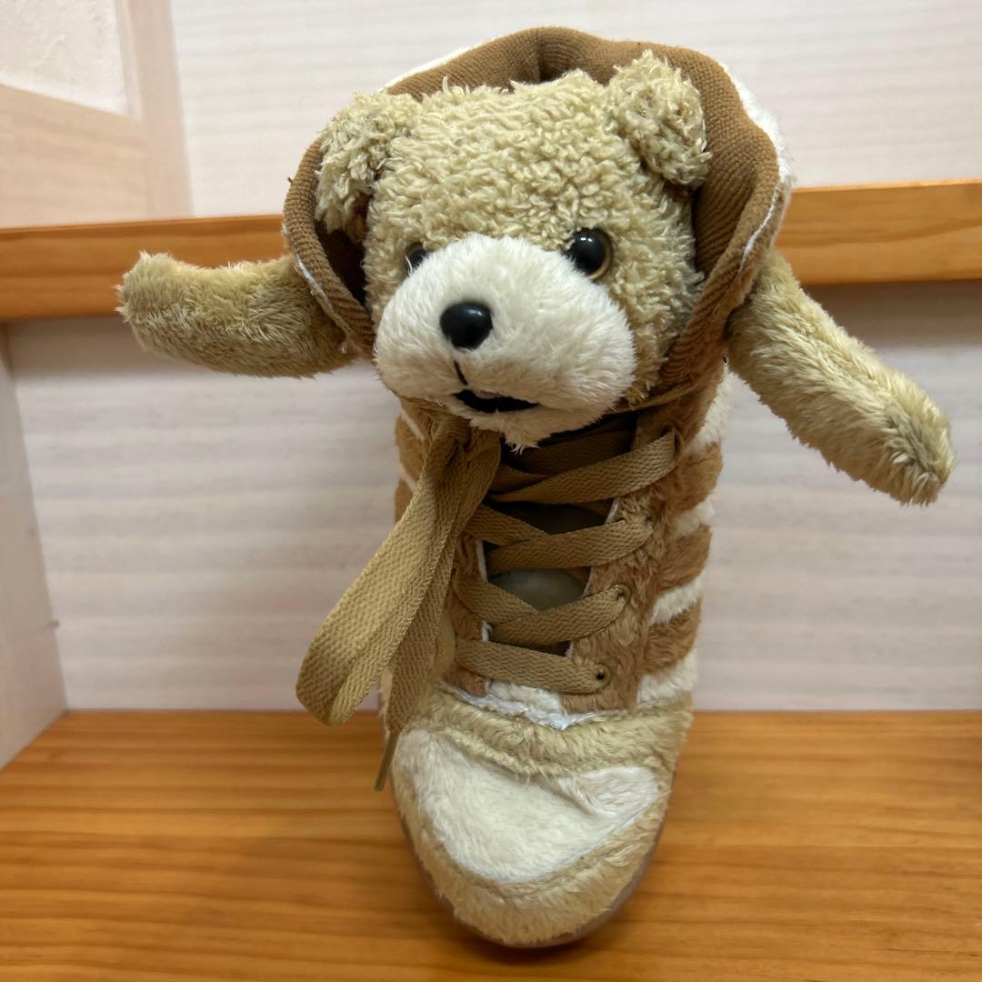 Jeremyscott&adidasハイカットスニーカー ベージュ