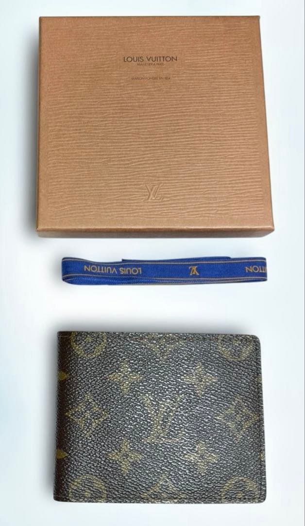 Louis Vuitton モノグラム 二つ折り財布　パスケース付