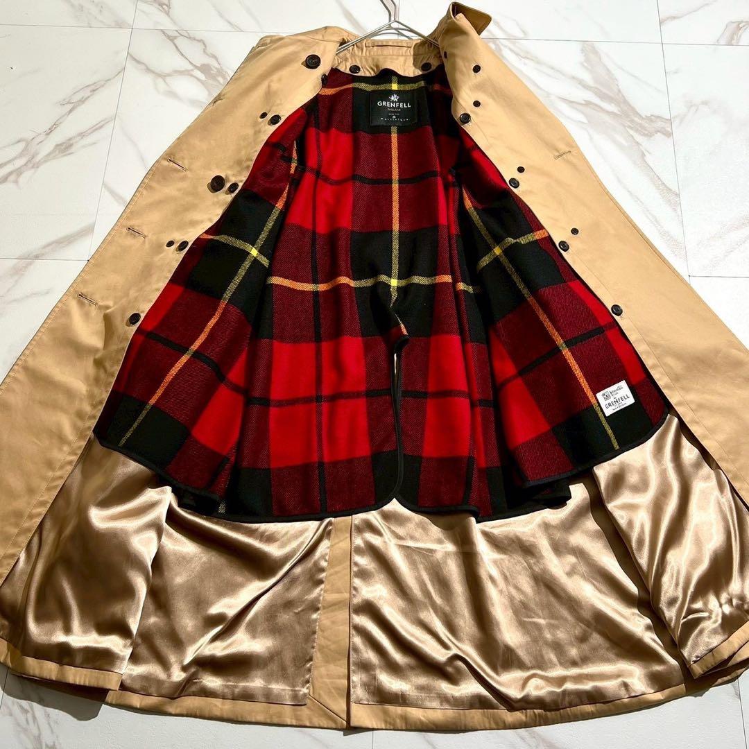 極美品✨グレンフェル マルティニーク別注 ジョンストンズ生地 トレンチコート