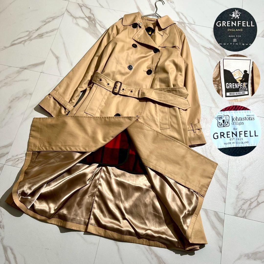 極美品✨グレンフェル マルティニーク別注 ジョンストンズ生地 トレンチコート