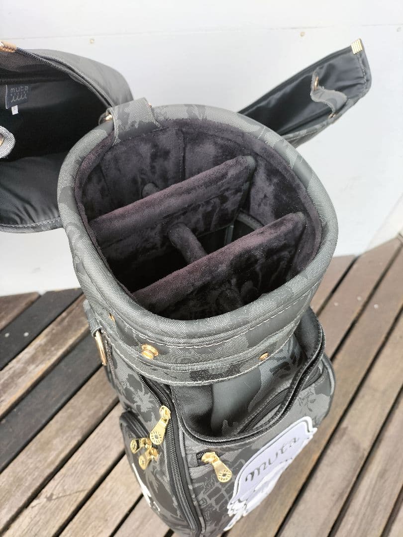 muta キャディバッグ ブラック　ハワイ　おじさん