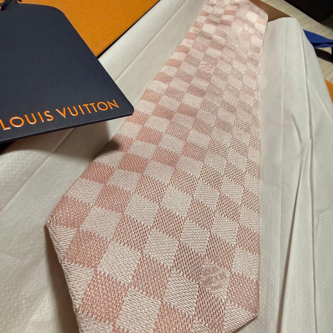 新品✨箱袋付❗️LV ヴィトン　ネクタイ メンズ シルク イタリア製