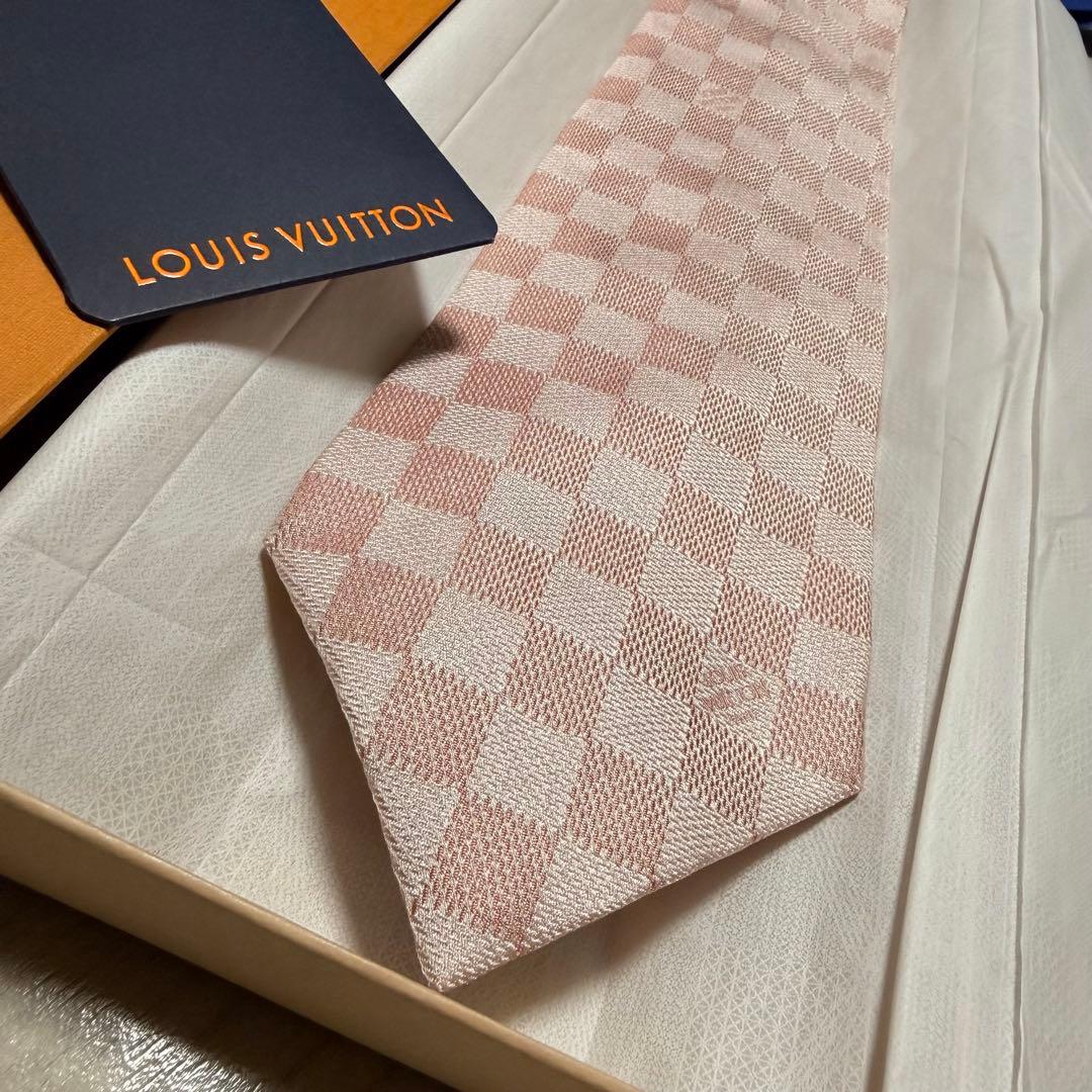 新品✨箱袋付❗️LV ヴィトン　ネクタイ メンズ シルク イタリア製