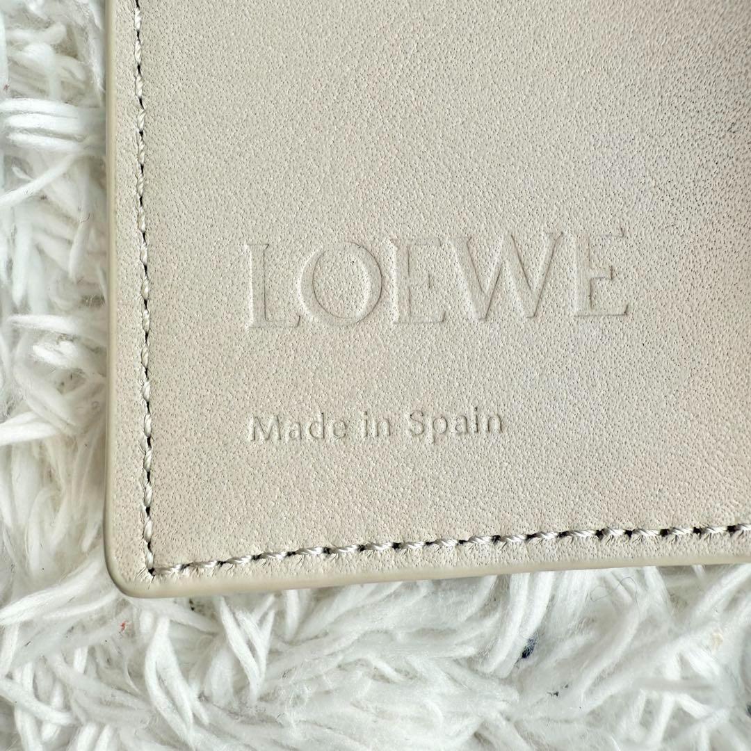 【極美品】ロエベ 6連キーケース アナグラム ライトゴースト ベージュ