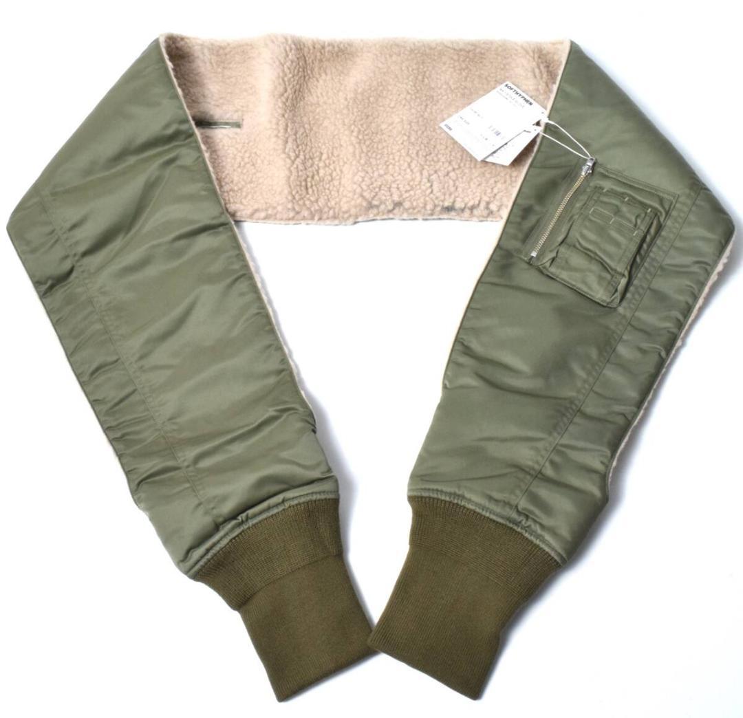 SOFTHYPHEN MA-1 STOLE GLOVE マフラー オリーブ