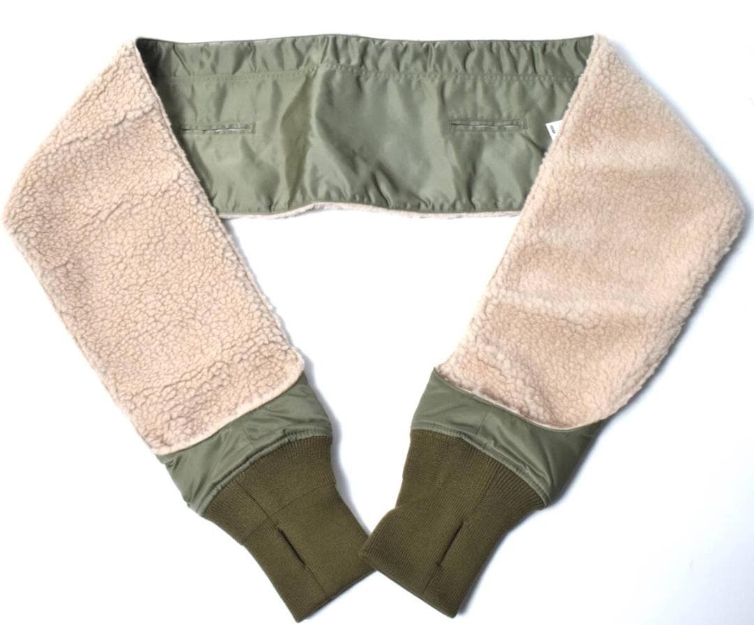 SOFTHYPHEN MA-1 STOLE GLOVE マフラー オリーブ