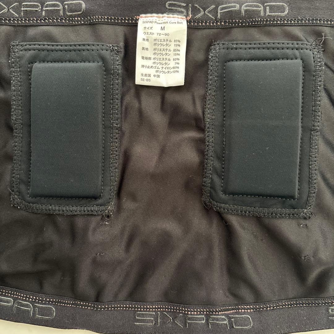 SIXPAD パワースーツコアベルト　ピンクM コントローラー付き