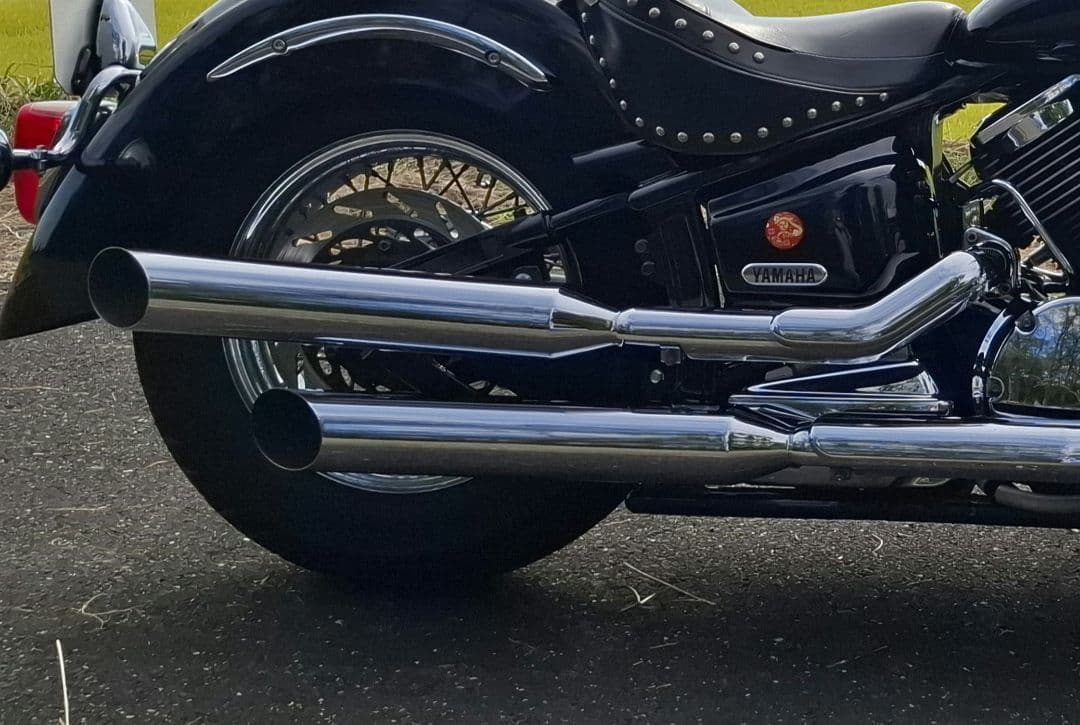 xvs1100 スリップオンマフラー