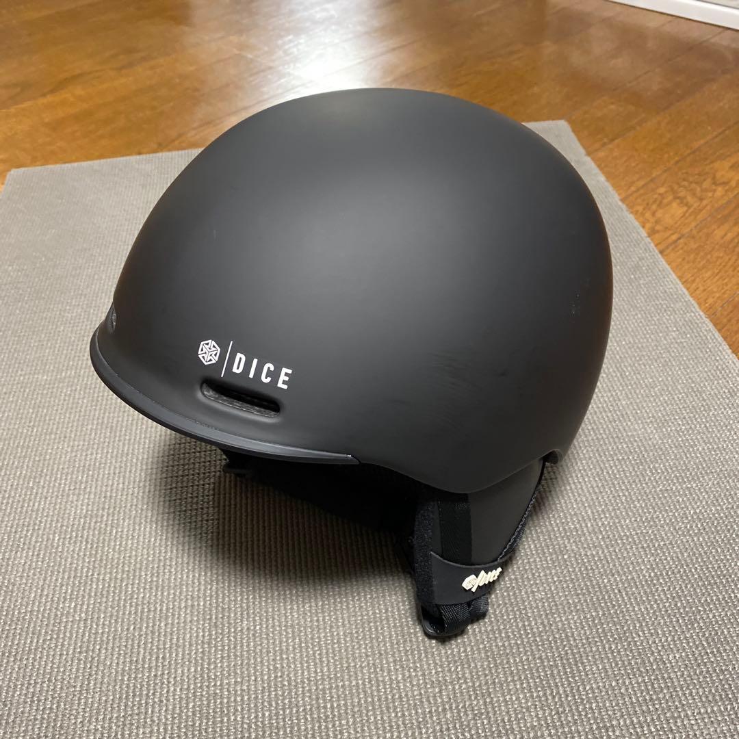 DICE D6ダイススキー スノーボード ヘルメット マットブラック