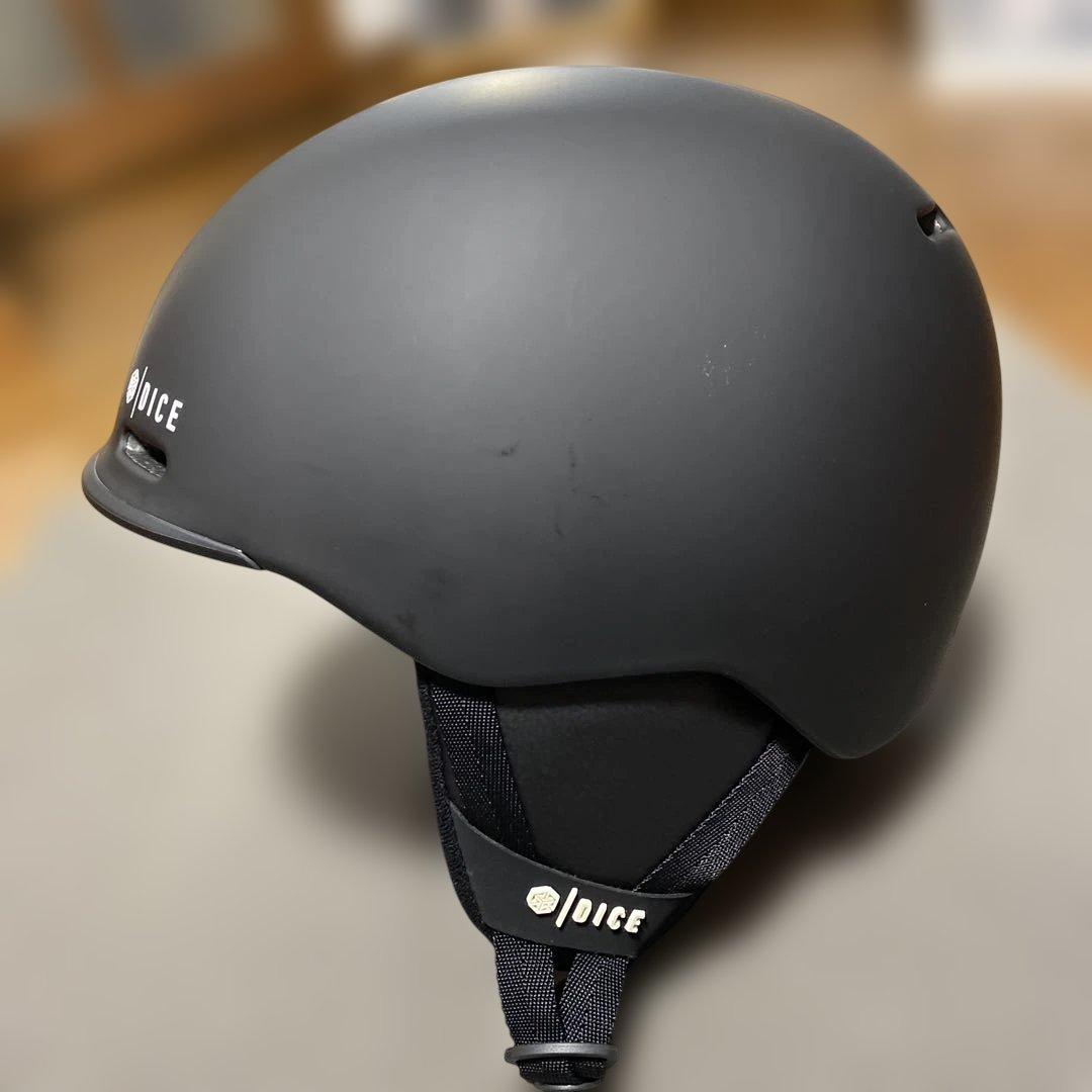 DICE D6ダイススキー スノーボード ヘルメット マットブラック