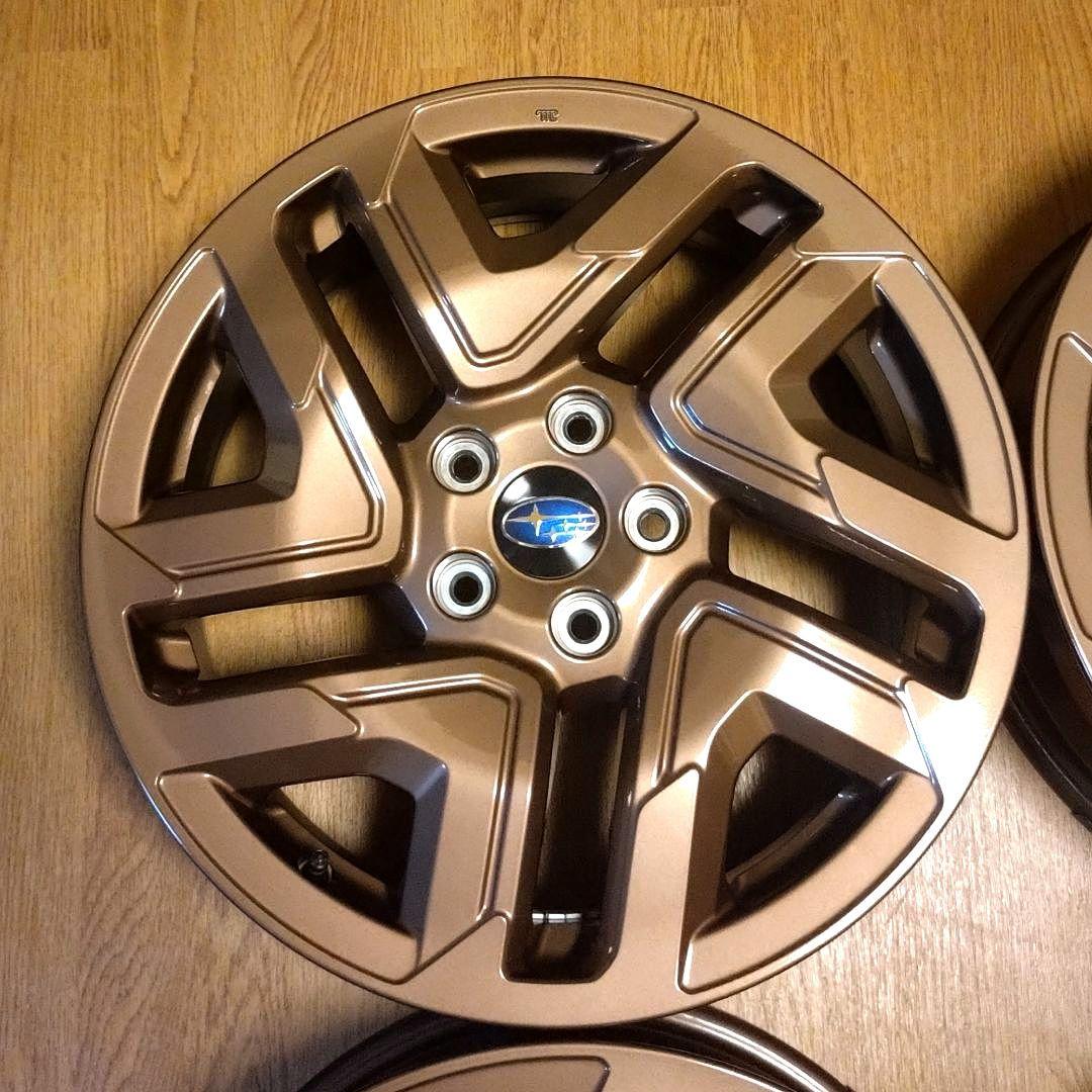 【Makin①】スバル 新型フォレスター 純正18インチホイール 2本