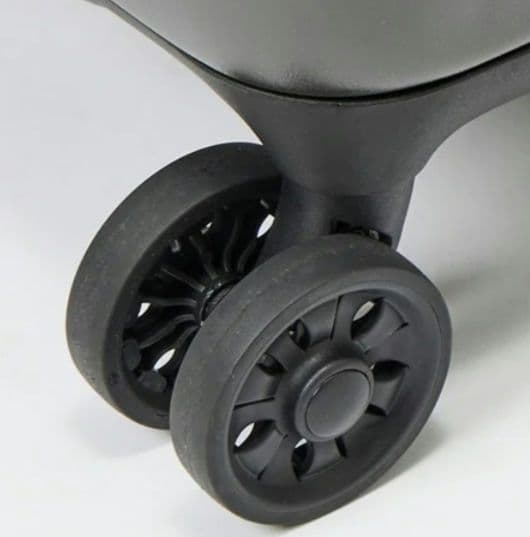 匿名 1回使用 FILA 拡張 キャリーケース 濃グレー 4輪 47(52)L