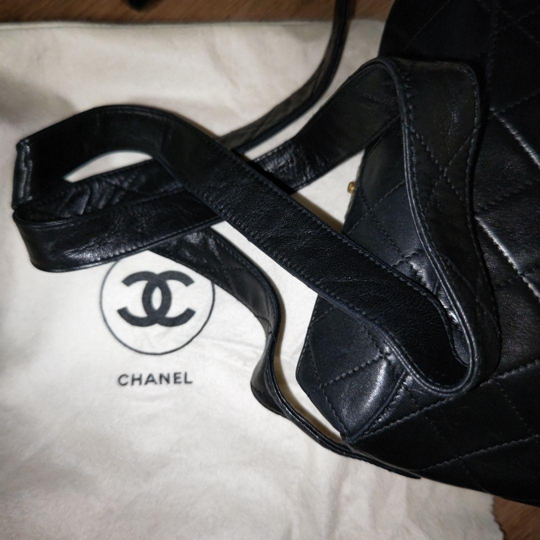 【CHANEL】シャネル　マトラッセ　ラムスキン　ココマーク　ショルダーバッグ