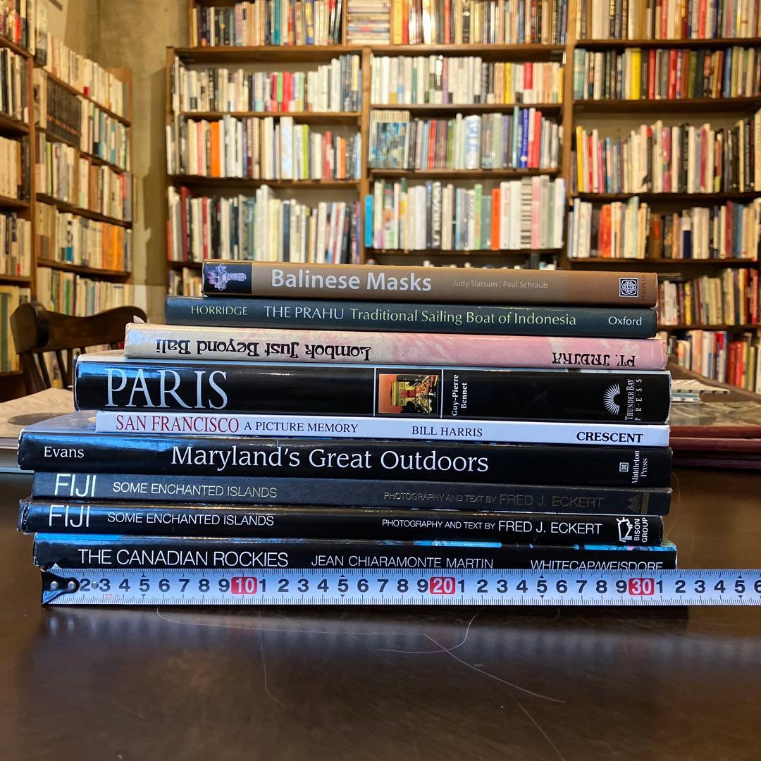 洋書　ディスプレイ用　10冊セット　まとめ売り　世界の都市、自然公園など