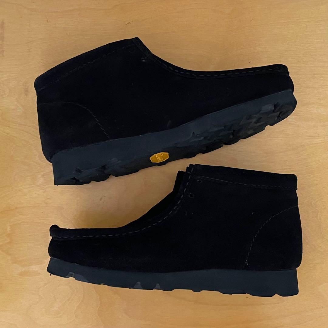 BEAMS別注 Clarks ワラビー GORE-TEX スリッポン ブラック